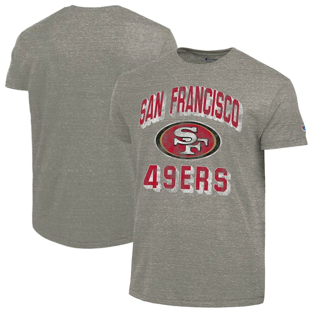 San Francisco 49ers Champion Ultimate Tri-Blend T-Shirt Charcoal - NFL