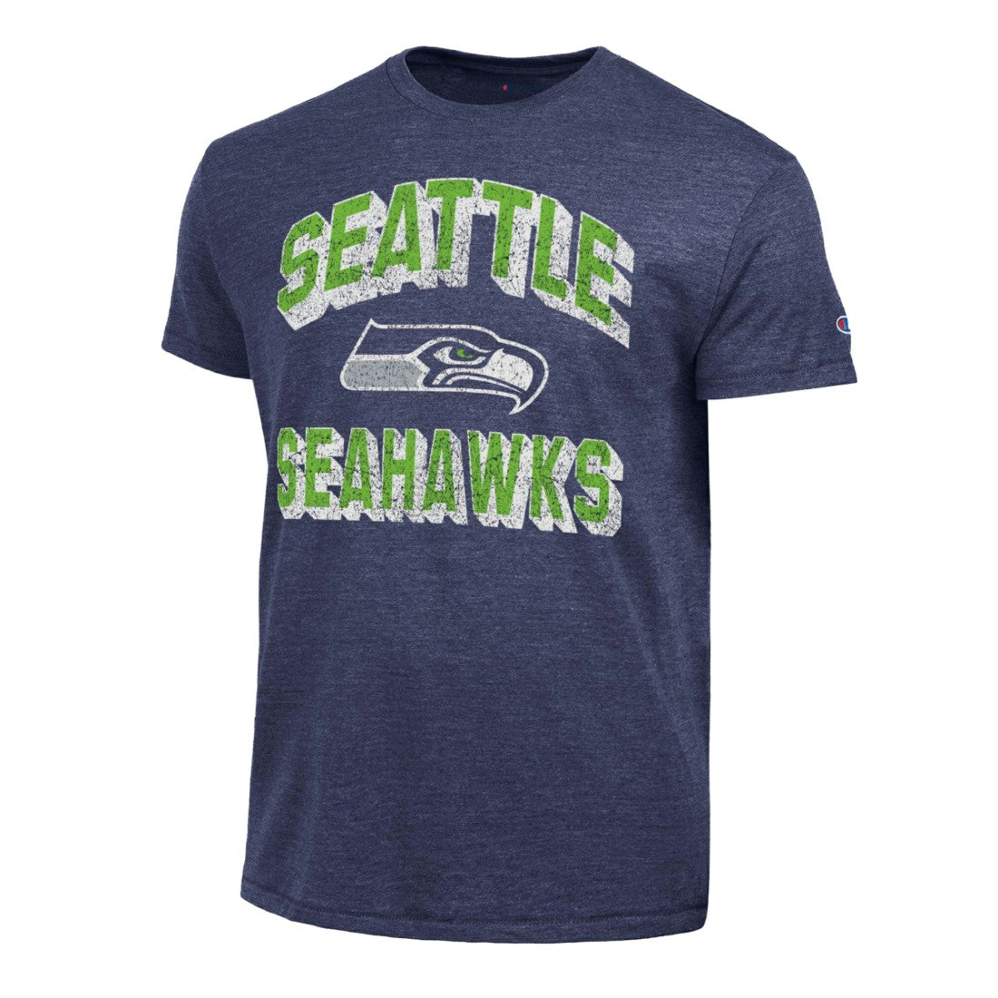 Seattle Seahawks Champion Ultimate Tri-Blend T-Shirt College Navy - NFL