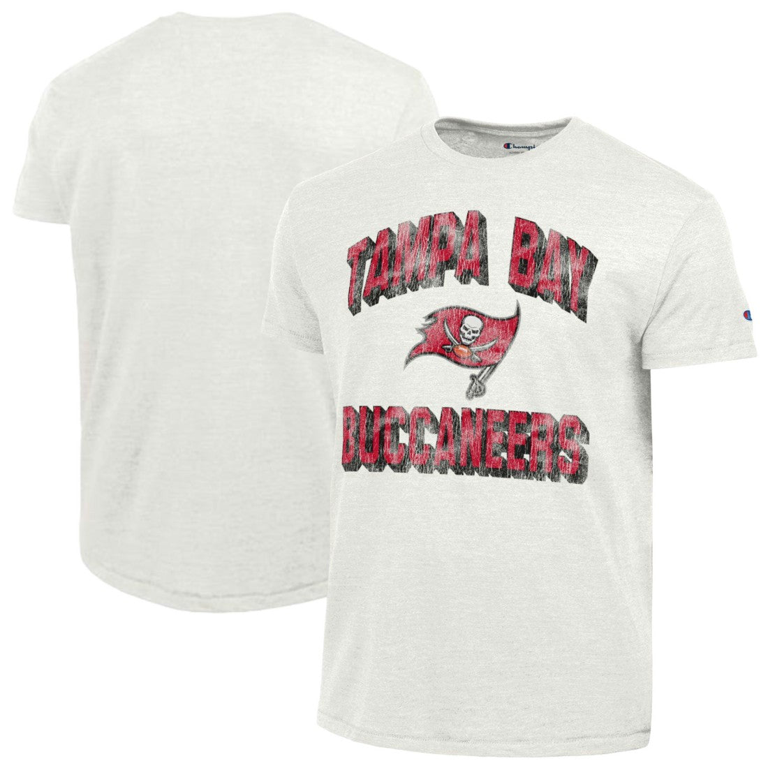 Tampa Bay Buccaneers Champion Ultimate Tri-Blend T-Shirt White - NFL