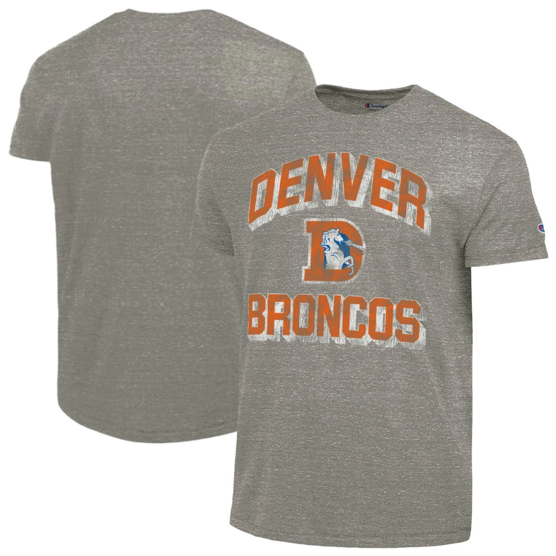 Denver Broncos Champion Ultimate Tri-Blend T-Shirt Charcoal - NFL