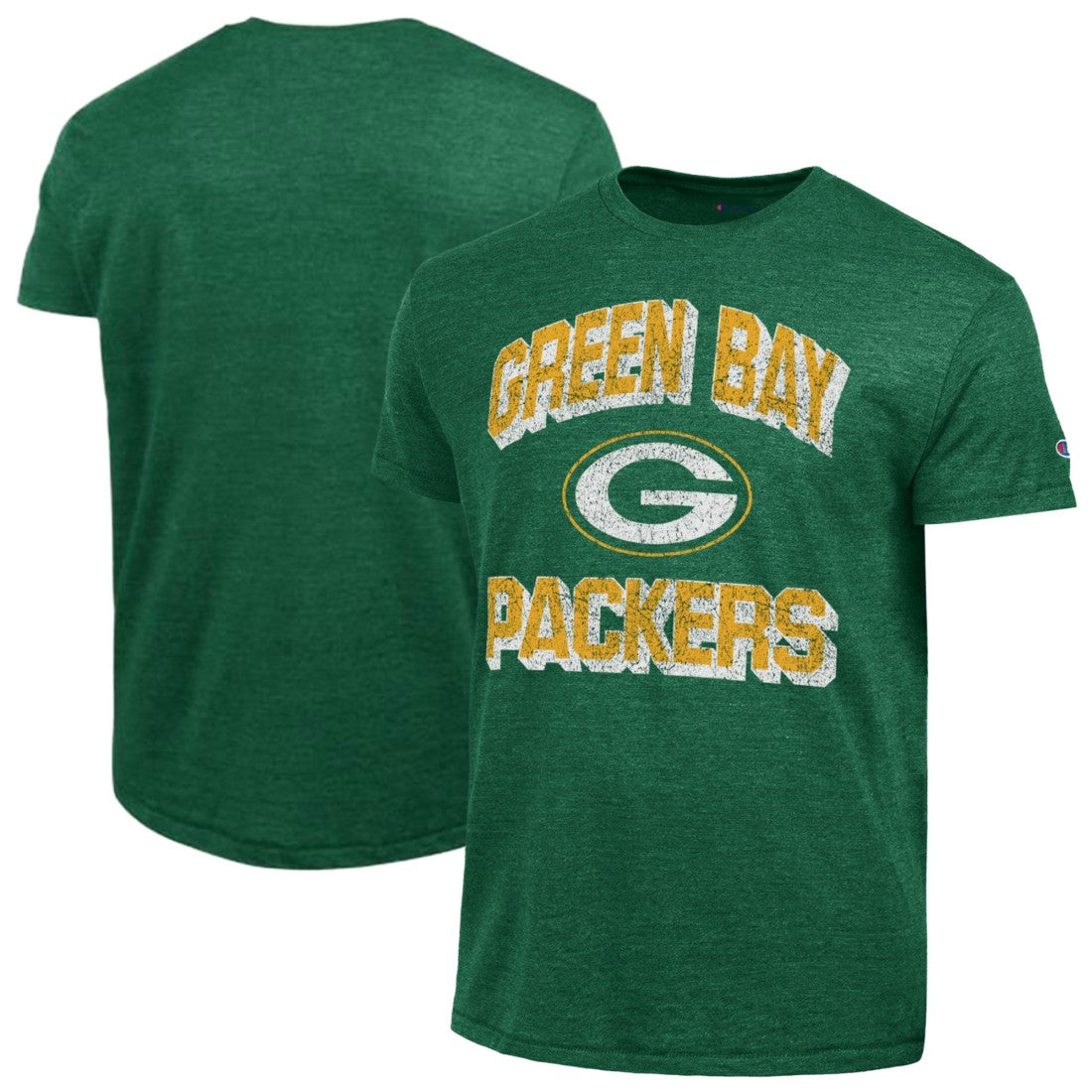 Green Bay Packers Champion Ultimate Tri-Blend T-Shirt Heather Green - NFL