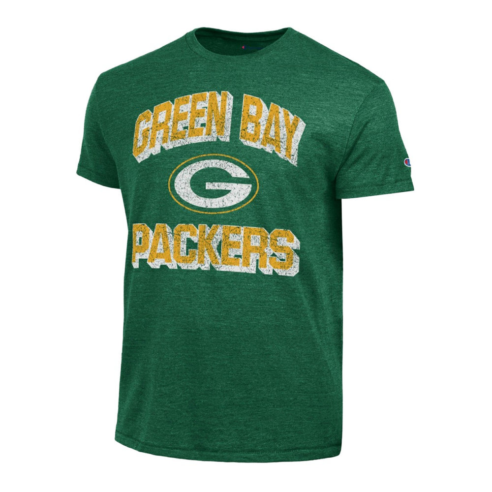 Green Bay Packers Champion Ultimate Tri-Blend T-Shirt Heather Green - NFL