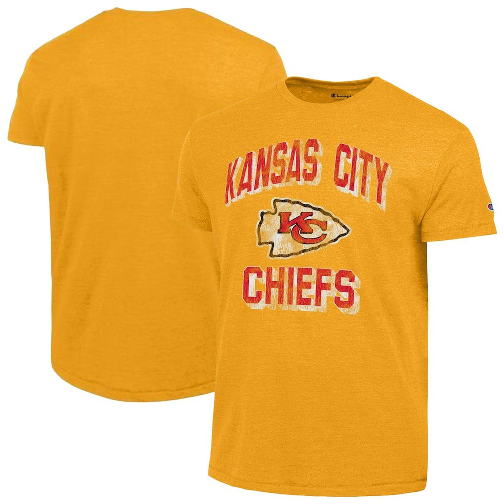 Kansas City Chiefs Champion Ultimate Tri-Blend T-Shirt Gold - NFL