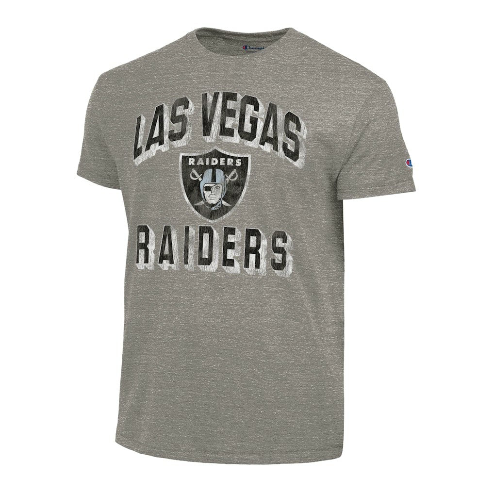 Las Vegas Raiders Champion Ultimate Tri-Blend T-Shirt Charcoal - NFL