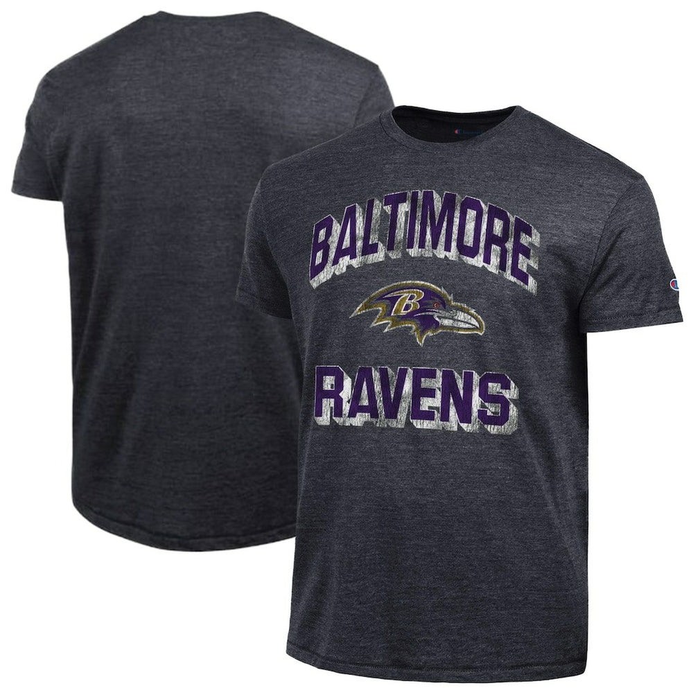 Baltimore Ravens Champion Ultimate Tri-Blend T-Shirt Black - NFL