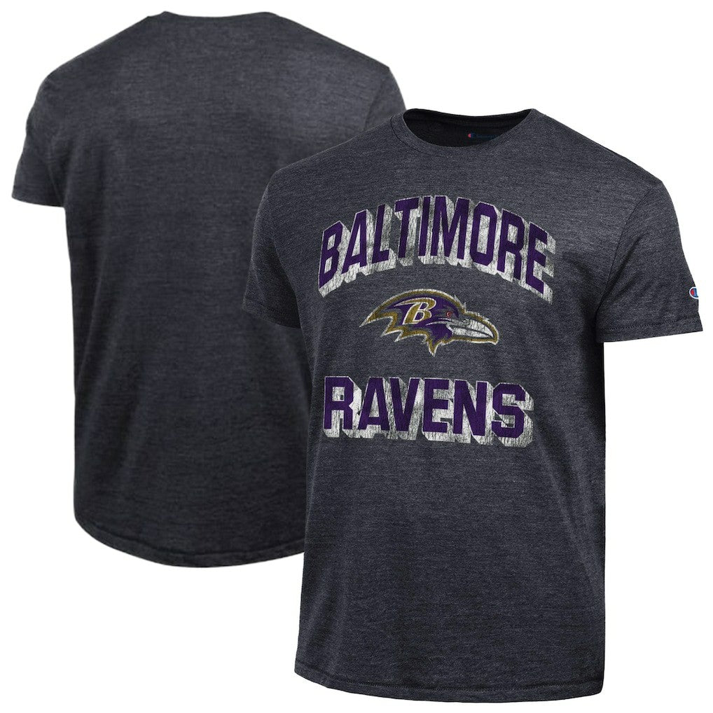 Baltimore Ravens Champion Ultimate Tri-Blend T-Shirt Black - NFL
