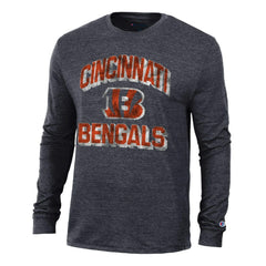 Cincinnati Bengals Champion Ultimate Tri-Blend Long Sleeve T-Shirt Black - NFL