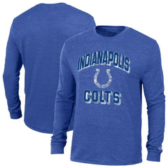 Indianapolis Colts Champion Ultimate Tri-Blend Long Sleeve T-Shirt Royal - NFL