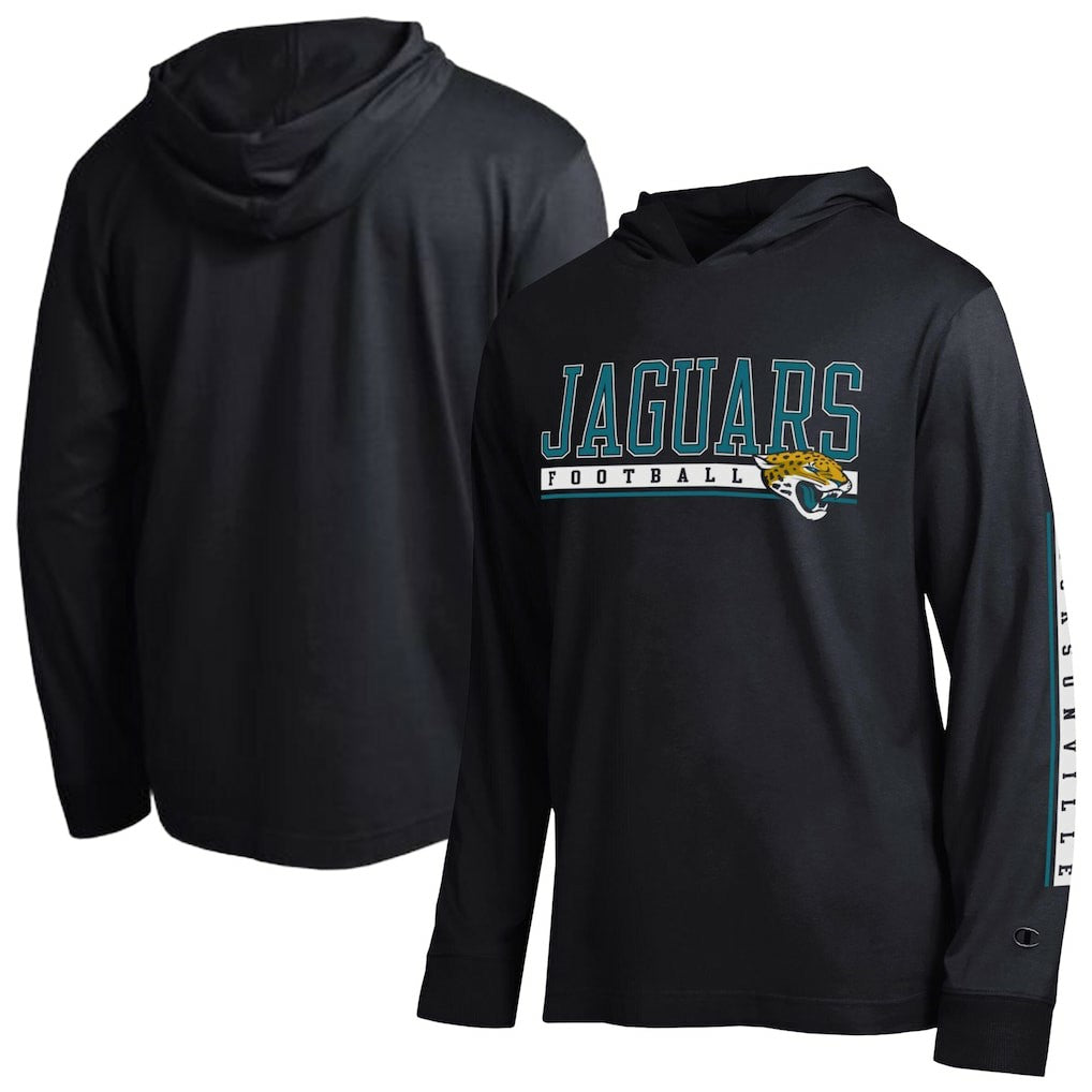 Jacksonville Jaguars Champion All Star Hoodie T-Shirt Black - NFL