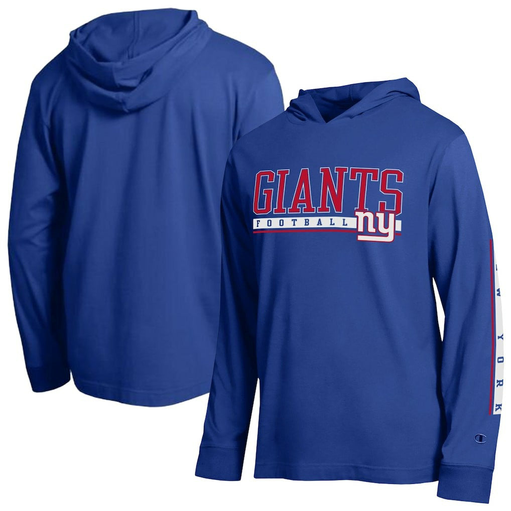 New York Giants Champion All Star Hoodie T-Shirt Royal - NFL