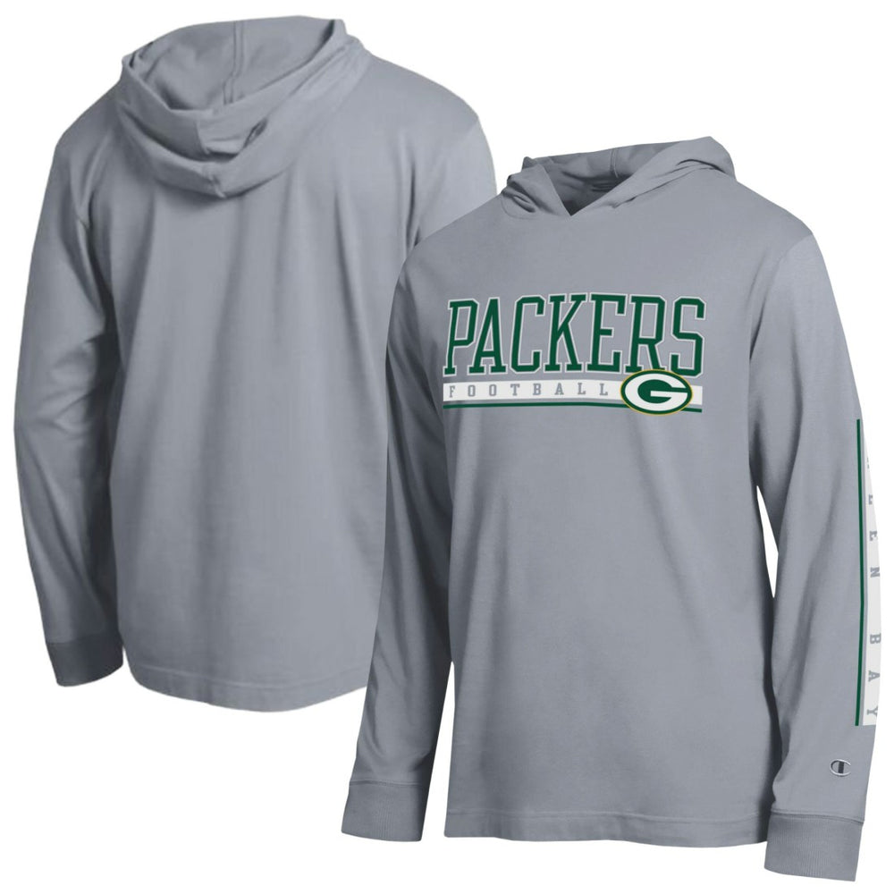 Green Bay Packers Champion All Star Hoodie T-Shirt Gray - NFL