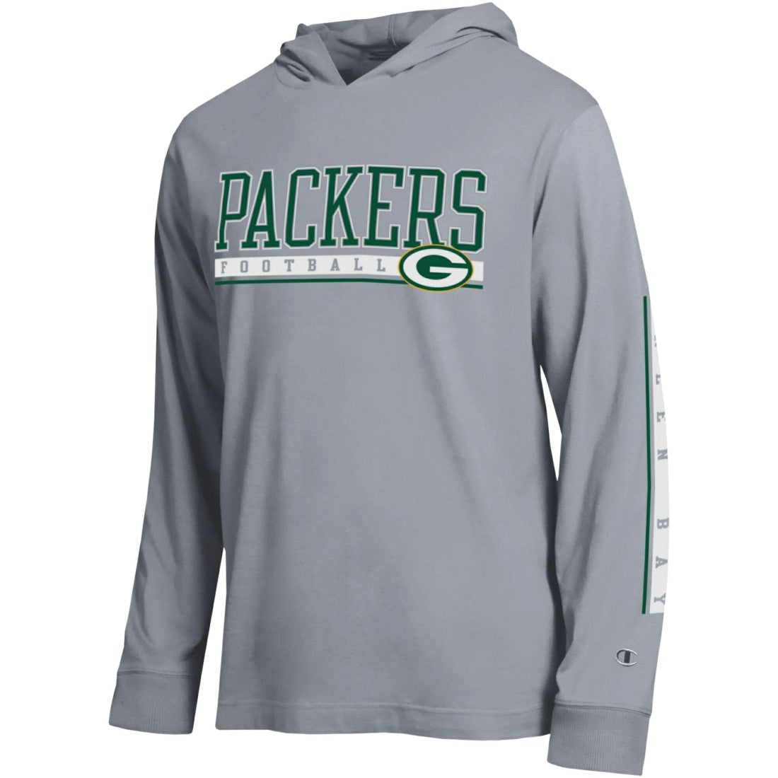 Green Bay Packers Champion All Star Hoodie T-Shirt Gray - NFL