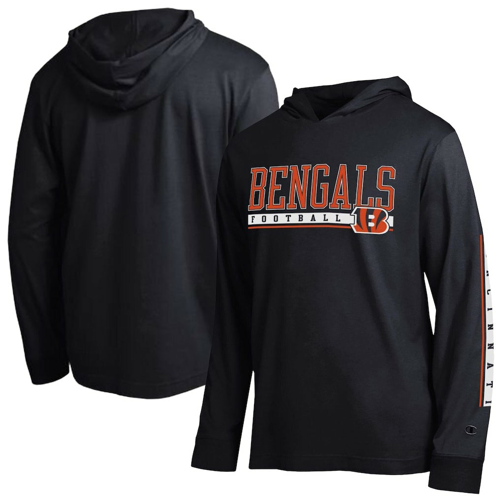 Cincinnati Bengals Champion All Star Hoodie T-Shirt Black - NFL