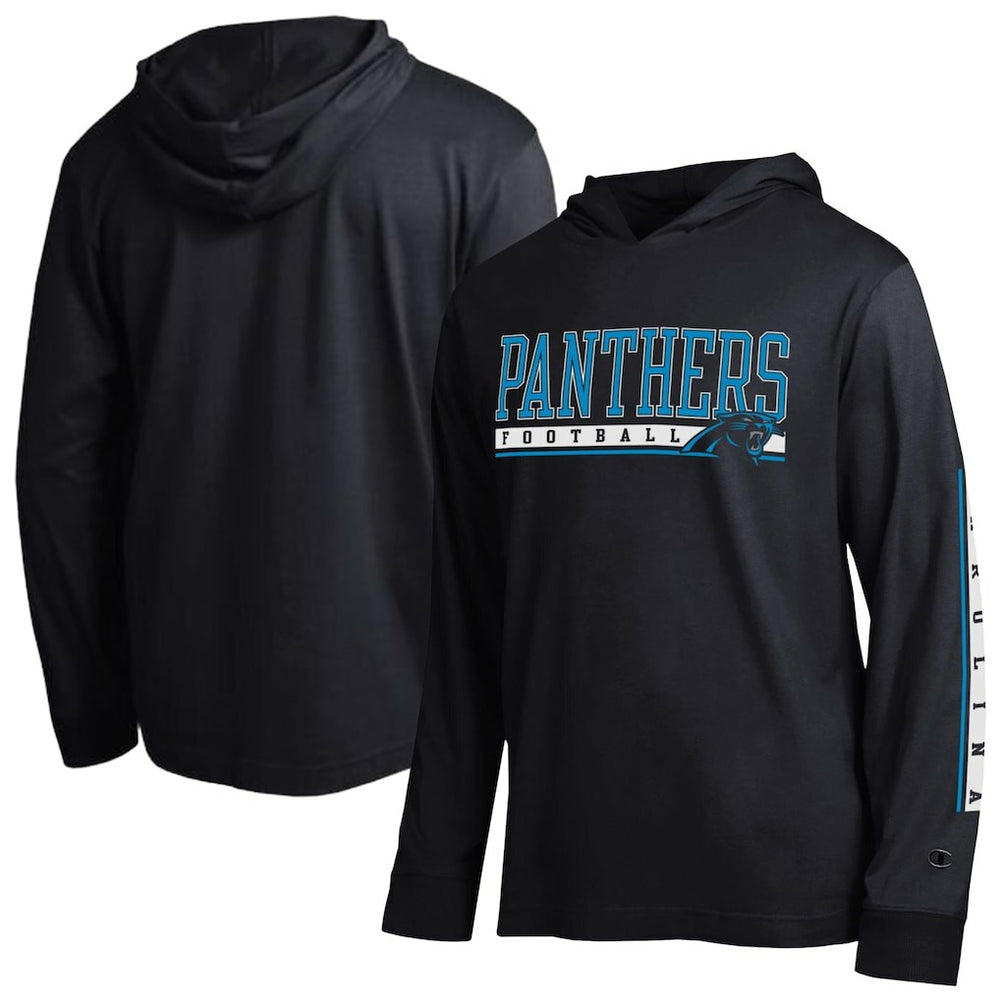 Carolina Panthers Champion All Star Hoodie T-Shirt Black - NFL