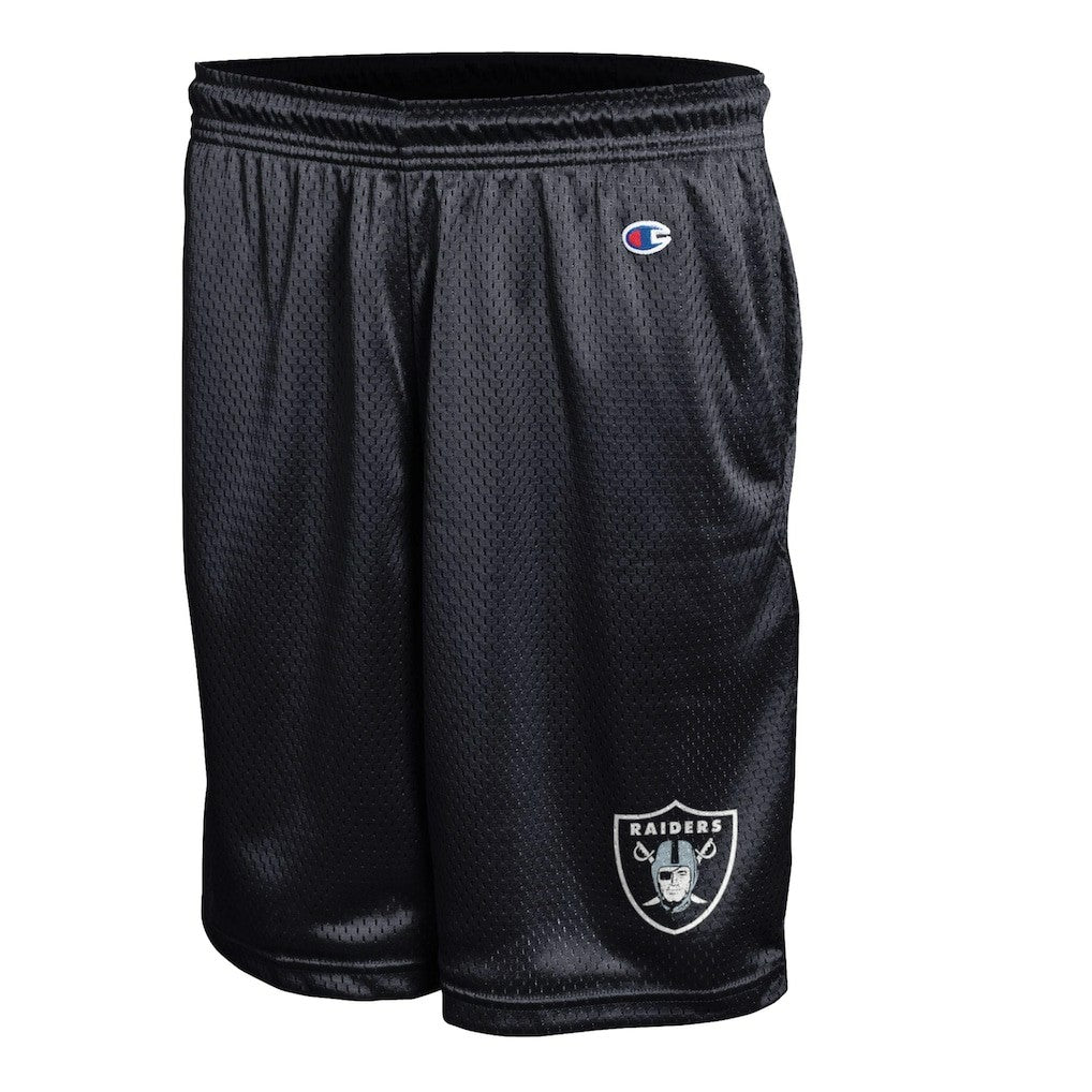 Las Vegas Raiders Champion Classic Mesh Shorts Black - NFL