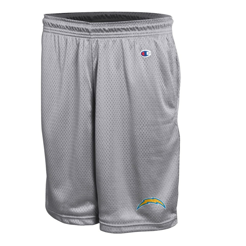 Los Angeles Chargers Champion Classic Mesh Shorts Gray - NFL