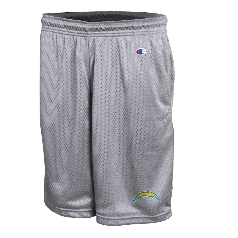 Los Angeles Chargers Champion Classic Mesh Shorts Gray - NFL