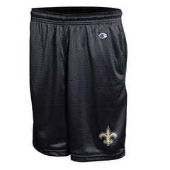 New Orleans Saints Champion Classic Mesh Shorts Black - NFL