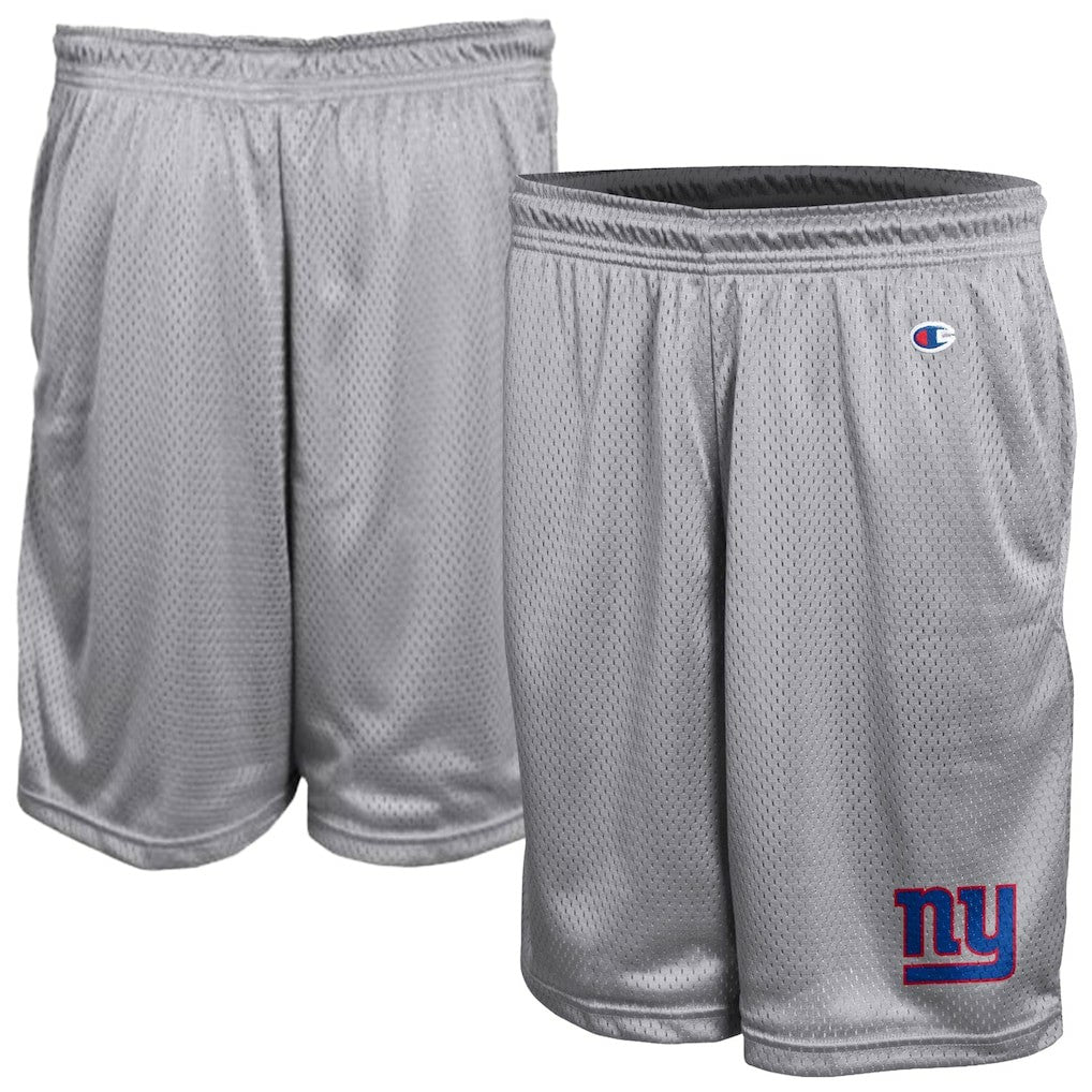 New York Giants Champion Classic Mesh Shorts Gray - NFL