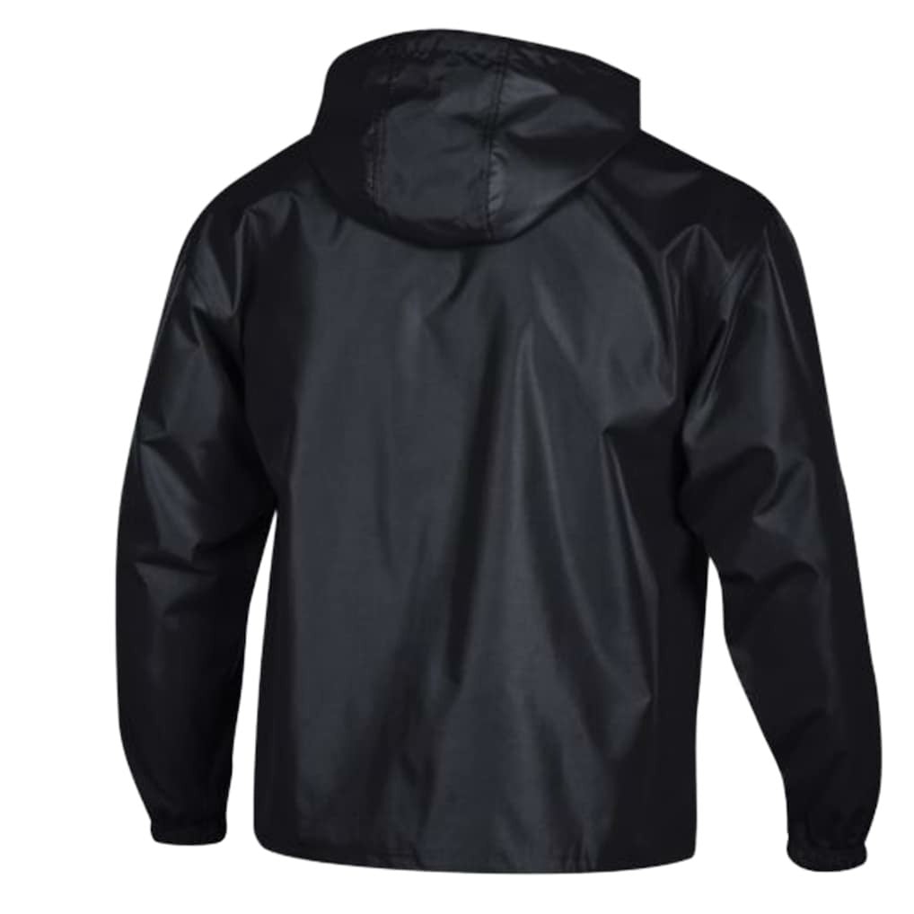 New Orleans Saints Champion Packable Windbreaker Half-Zip Jacket Black - NFL