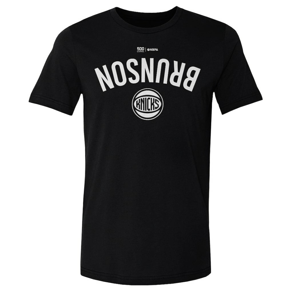 NBA - Jalen Brunson New York Knicks 500 Level Invert T-Shirt - Black