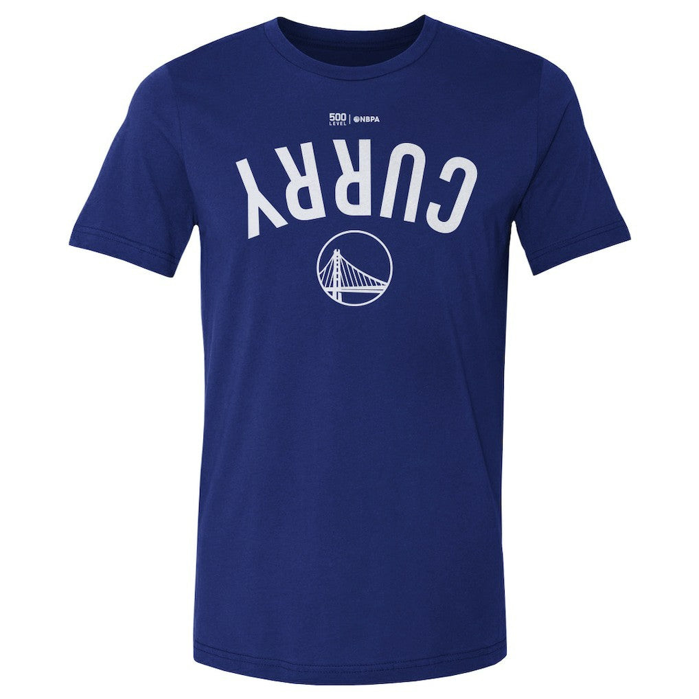 NBA - Stephen Curry Golden State Warriors 500 Level Invert T-Shirt - Royal