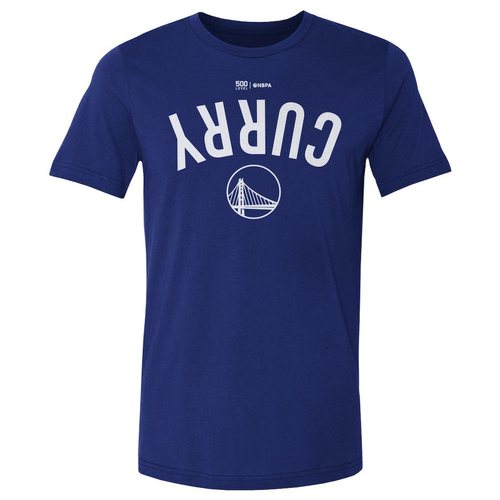 NBA - Stephen Curry Golden State Warriors 500 Level Invert T-Shirt - Royal