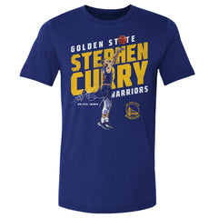 NBA - Stephen Curry Golden State Warriors 500 Level Slant T-Shirt - Royal