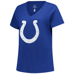Tyler Warren Indianapolis Colts Women's Plus Size Name & Number V-Neck T-Shirt Royal - Fanatics