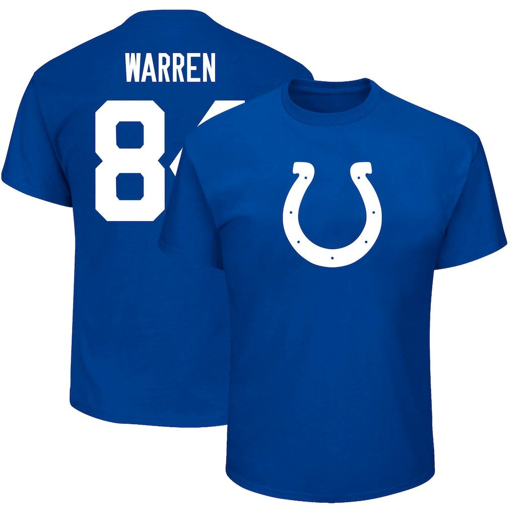 Tyler Warren Indianapolis Colts Big & Tall Player Name & Number T-Shirt Royal - Fanatics