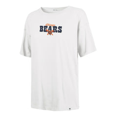 Chicago Bears '47 Women's Bow & Banner Sadie T-Shirt White - 47 brand