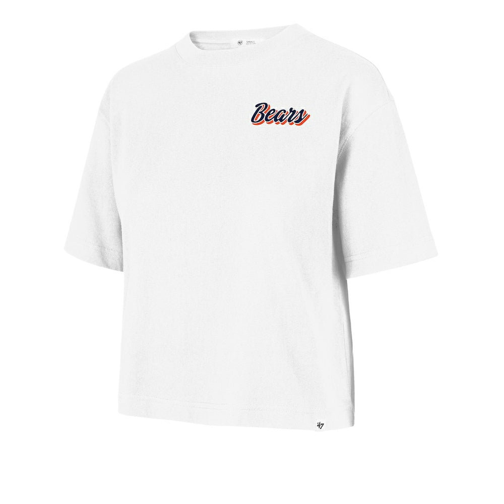 Chicago Bears '47 Women's Collage Script Reed City T-Shirt White - 47 brand
