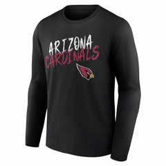 Arizona Cardinals Hustle Personalized Name & Number Long Sleeve T-Shirt Black - NFL