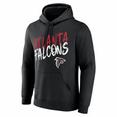 Atlanta Falcons Hustle Personalized Name & Number Hoodie Black - NFL