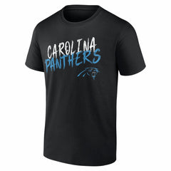 Carolina Panthers Hustle Personalized Name & Number T-Shirt Black - NFL