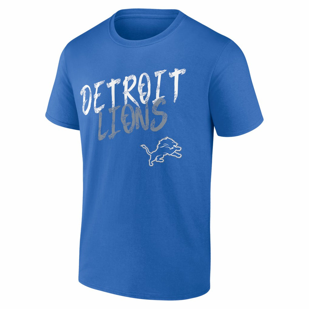 Detroit Lions Hustle Personalized Name & Number T-Shirt Blue - NFL