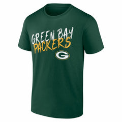 Green Bay Packers Hustle Personalized Name & Number T-Shirt Green - NFL