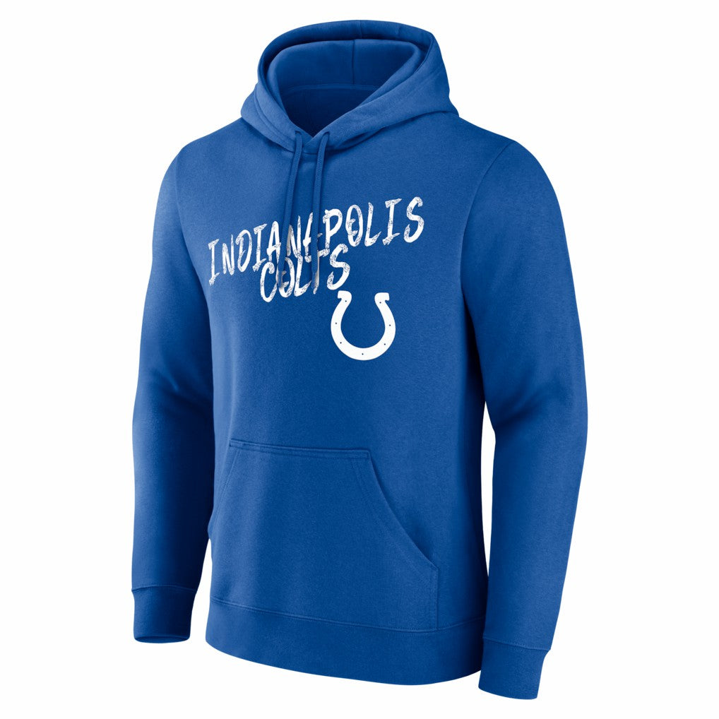 Indianapolis Colts Hustle Personalized Name & Number Hoodie Royal - NFL