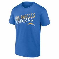 Los Angeles Chargers Hustle Personalized Name & Number T-Shirt Powder Blue - NFL