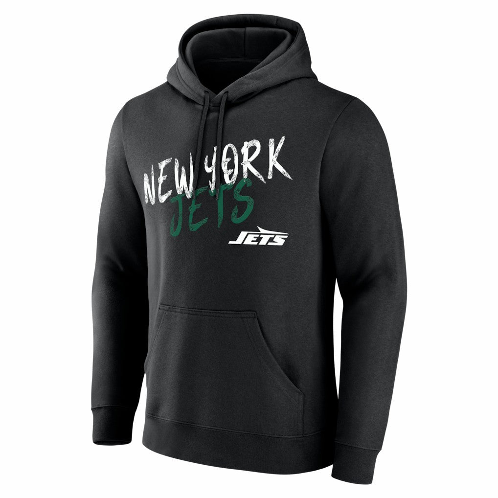New York Jets Hustle Personalized Name & Number Hoodie Black - NFL