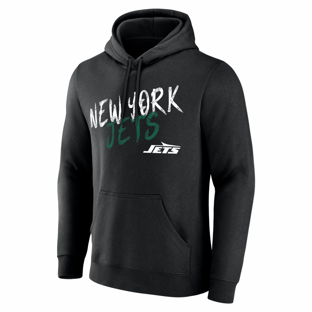 New York Jets Hustle Personalized Name & Number Hoodie Black - NFL