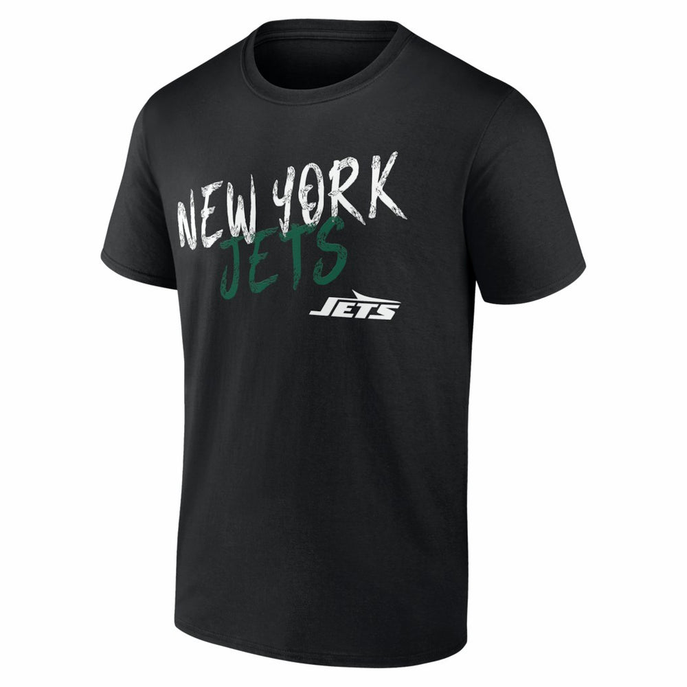 New York Jets Hustle Personalized Name & Number T-Shirt Black - NFL