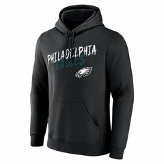 Philadelphia Eagles Hustle Personalized Name & Number Hoodie Black - NFL