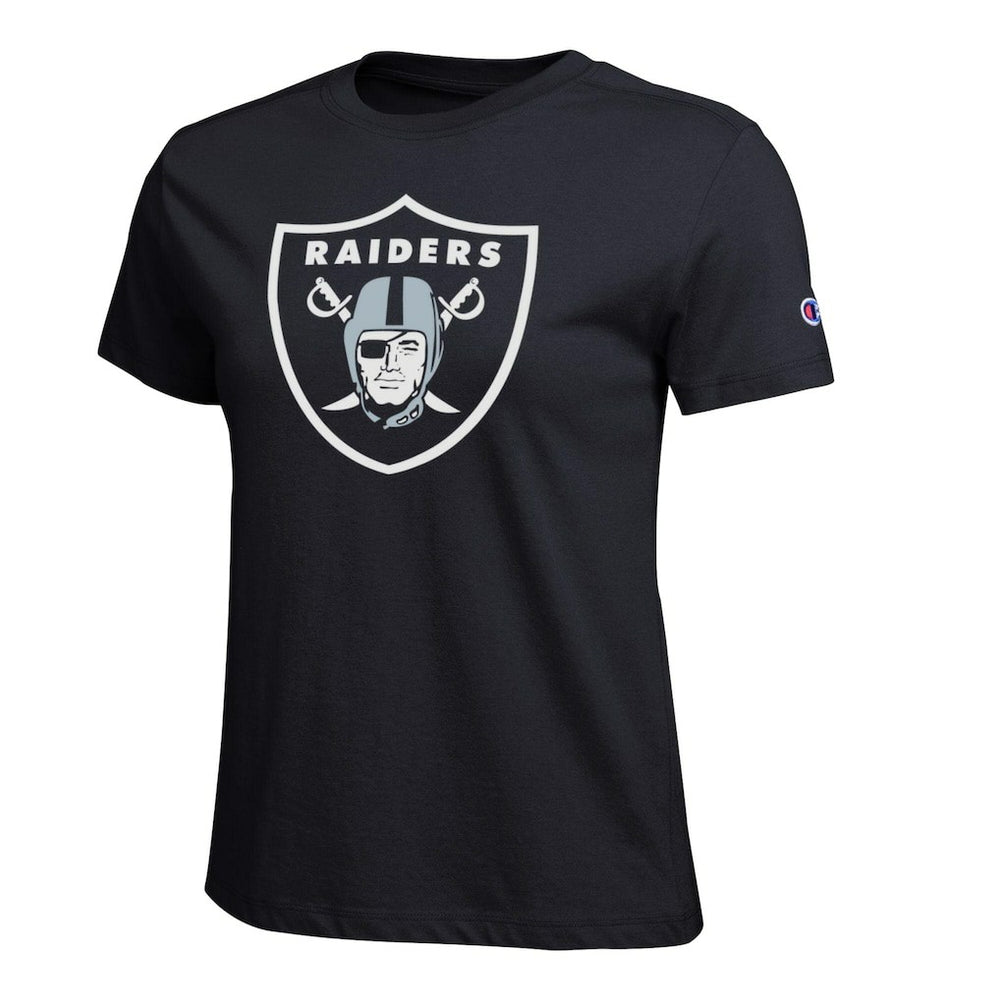 Las Vegas Raiders Champion Women's Logo T-Shirt Black - NFL
