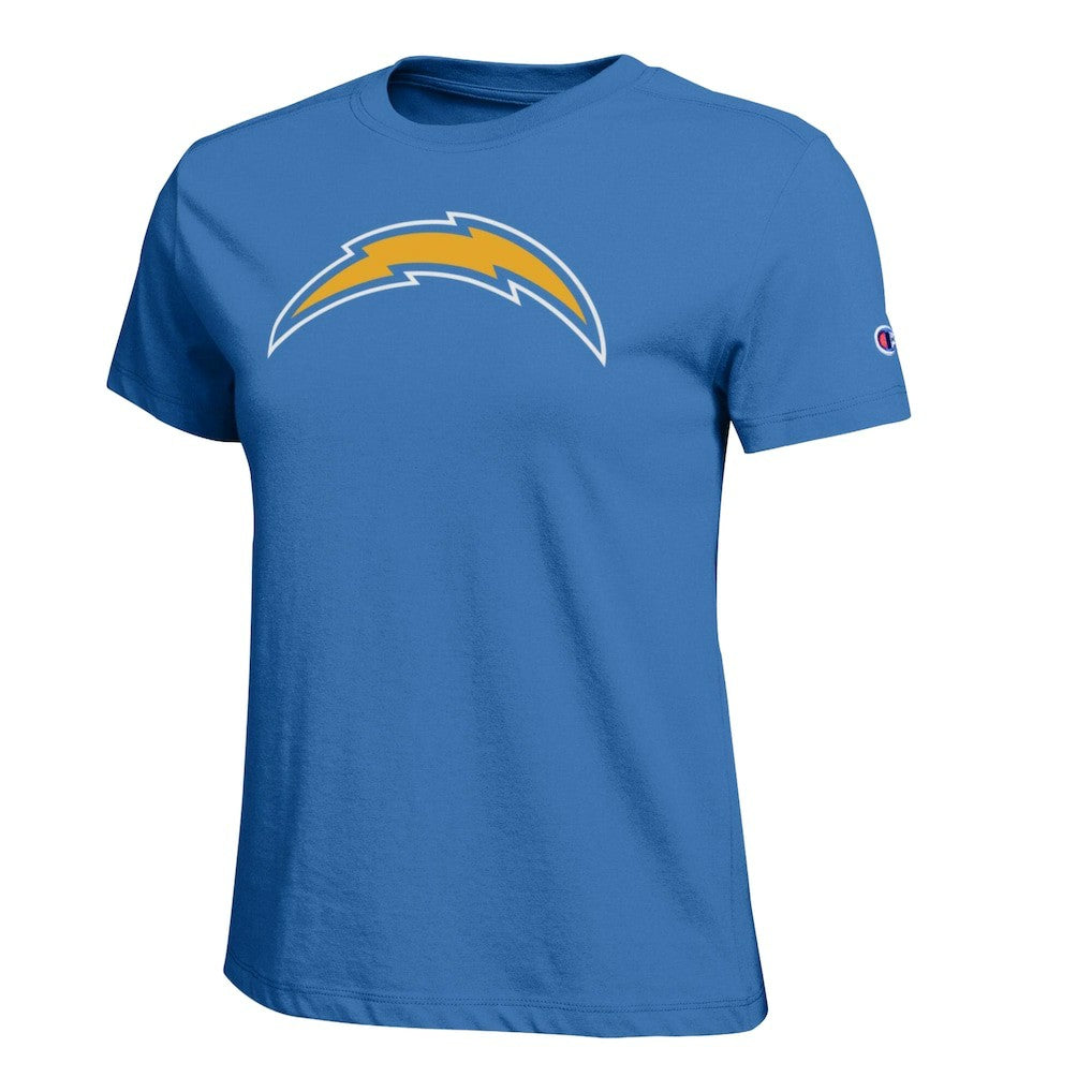Los Angeles Chargers Champion Women's Logo T-Shirt Powder Blue - NFL