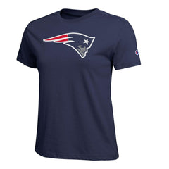 New England Patriots Champion Women's Logo T-Shirt Navy - NFL