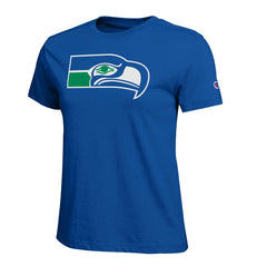 Seattle Seahawks Champion Women's Logo T-Shirt Royal - NFL