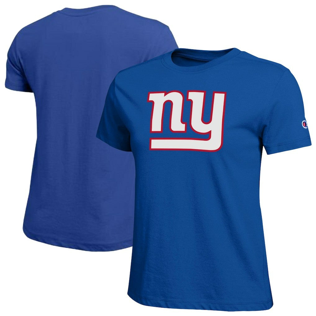 New York Giants Champion Women's Logo T-Shirt Royal - NFL