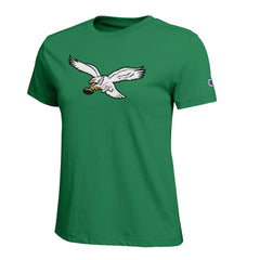 Philadelphia Eagles Champion Women's Logo T-Shirt Kelly Green - NFL