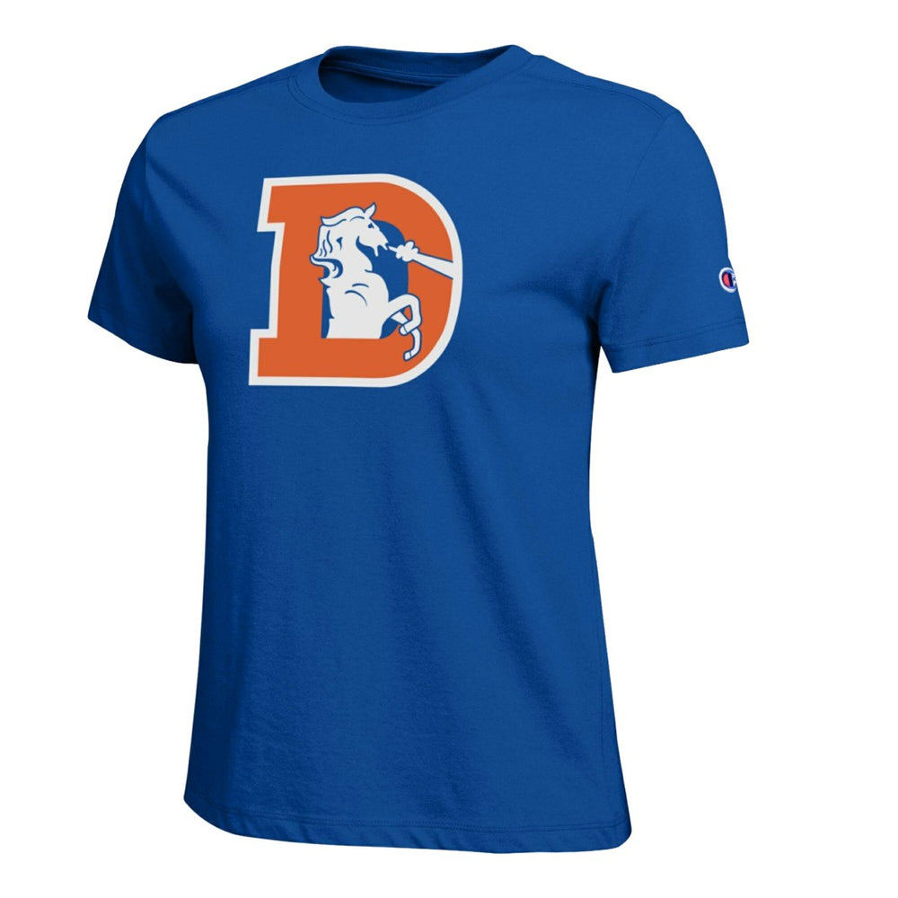 Denver Broncos Champion Women's Logo T-Shirt Royal - NFL